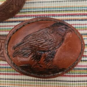 Vintage Hand-Tooled Western Belt